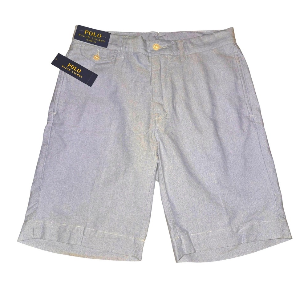 Polo Ralph Lauren Light Blue Oxford Shorts Men's 30 Classic Fit Watchhill 3